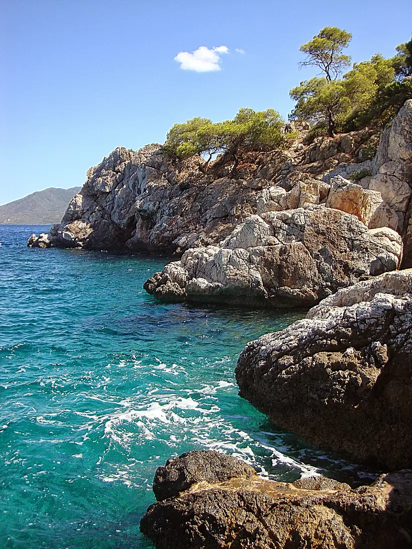 Mareza beach,Angistri