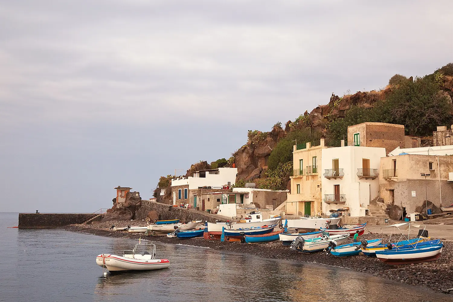 Alicudi Harbour