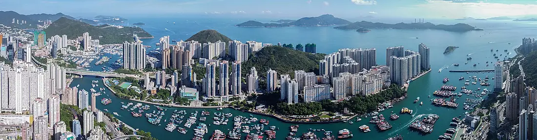 Ap Lei Chau aerial view 202107