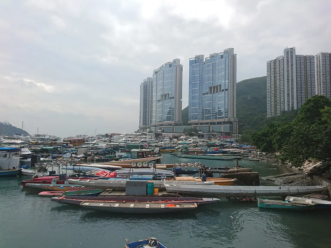 Aberdeen Typhoon Shelter near Ap Lei Chau East Coast