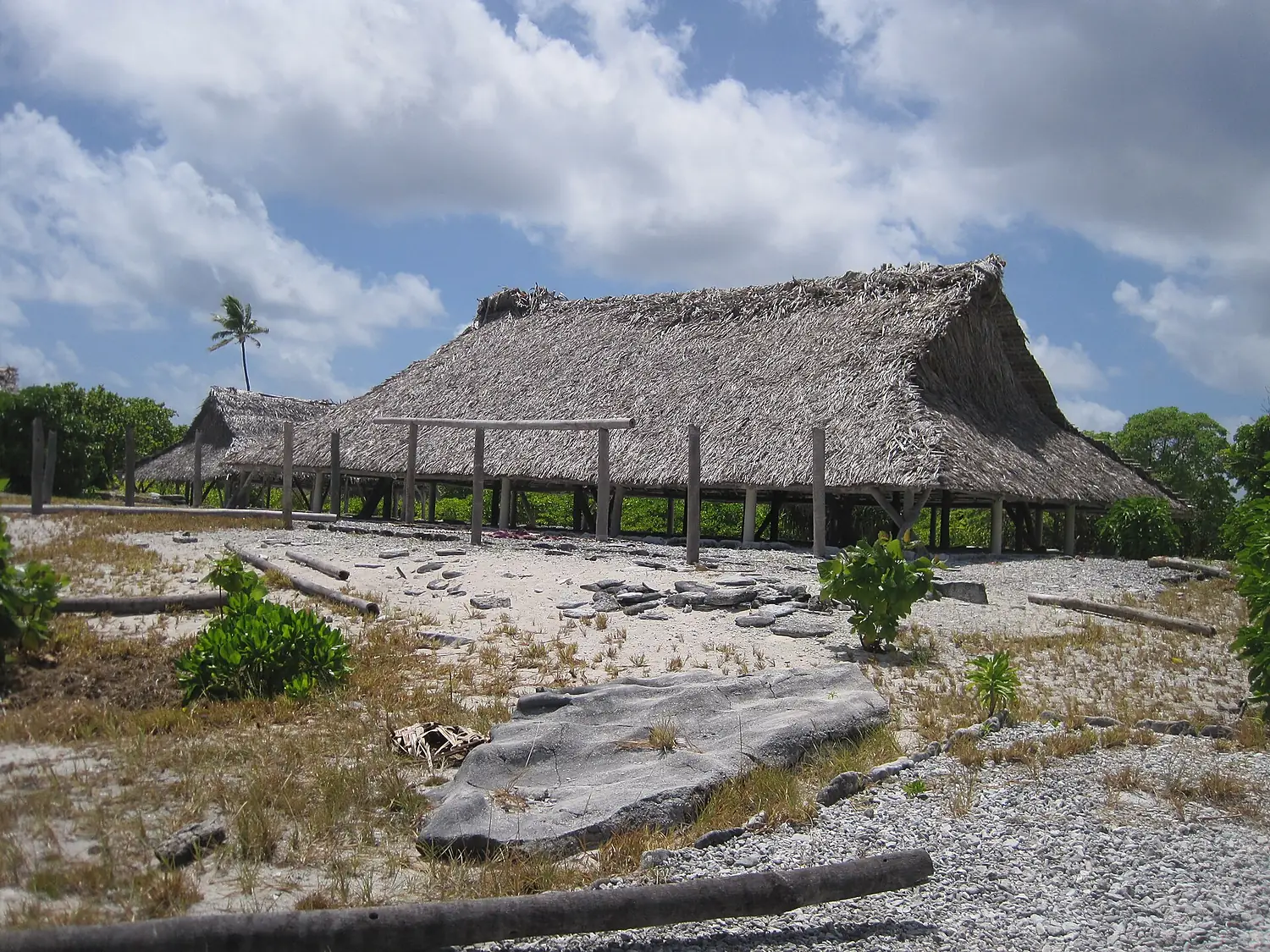 Maneaba in Arorae, Kiribati