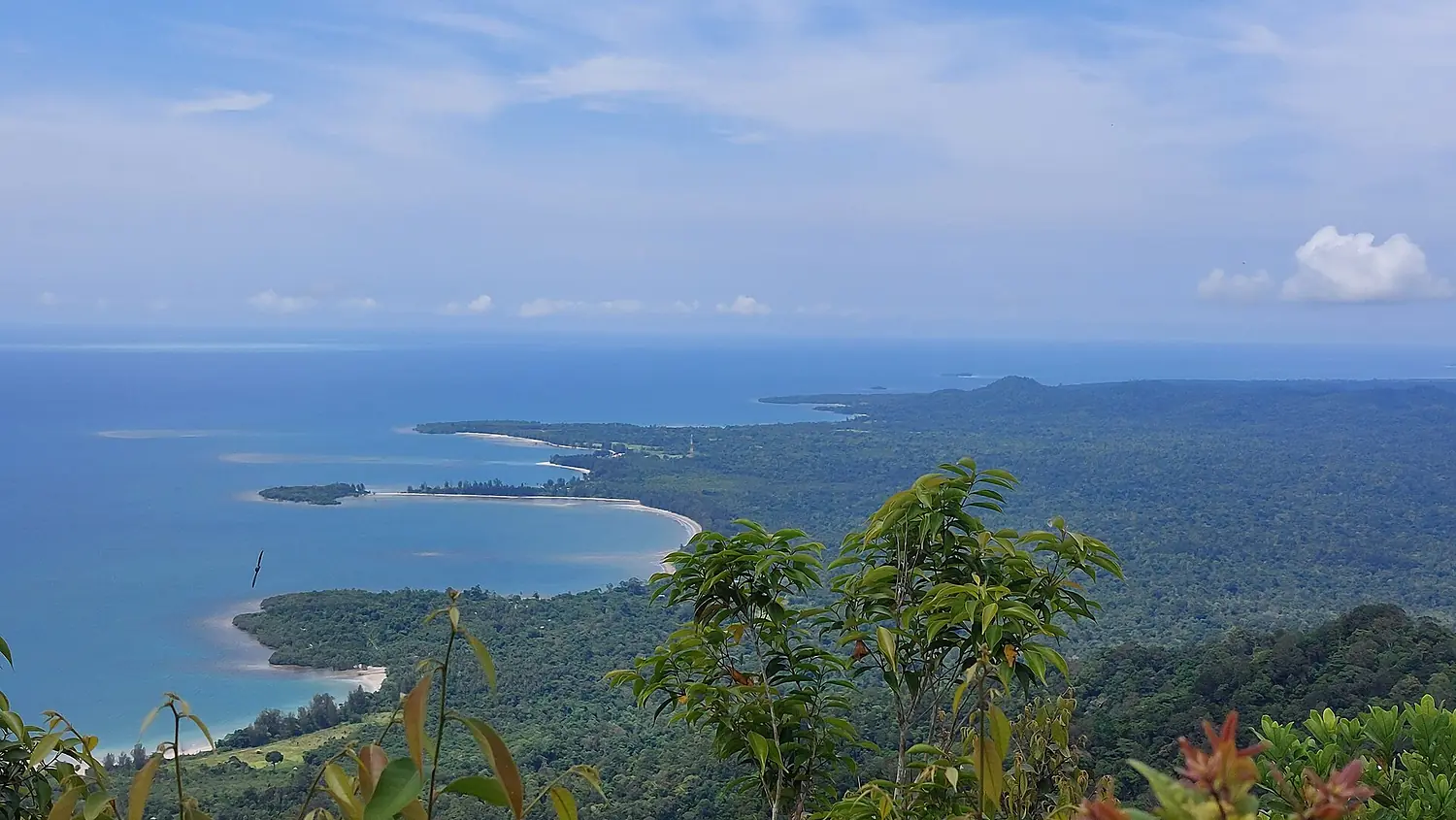 View from Sibumbung Hill, Banggi Island
