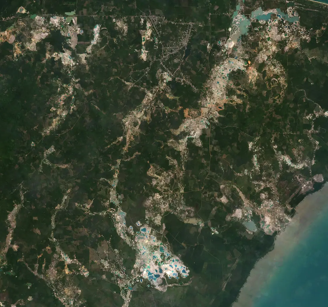 BangkaIsland TinMines PlanetNICFI 2022