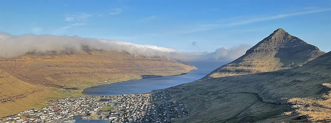 Faroe Islands, Borðoy, Klaksvik and Borðoyarvík