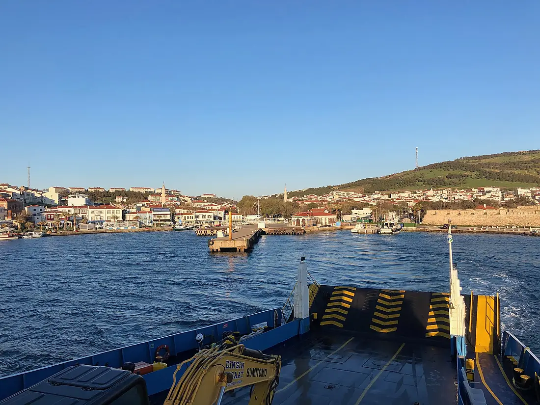 Ferry leaving Bozcaada