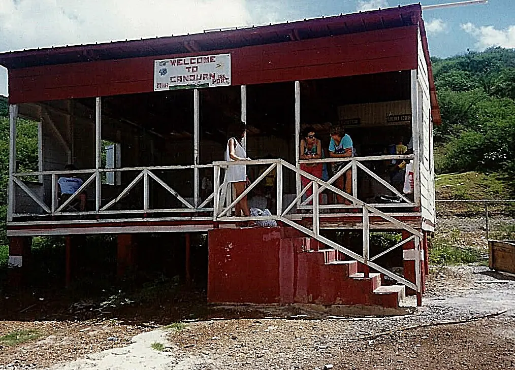 Canouan Airport original terminal building
