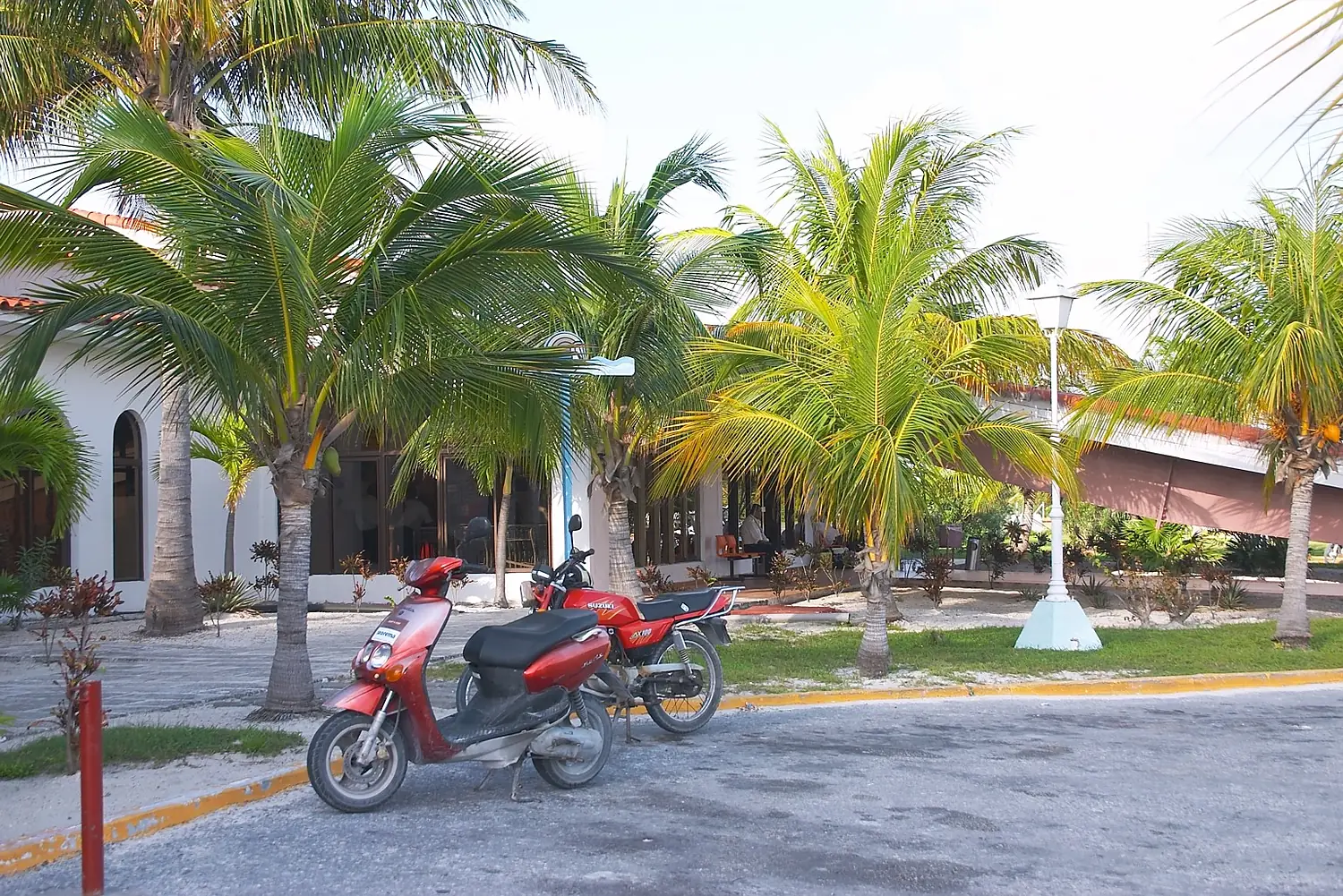 Scooters at the Cayo Largo airport