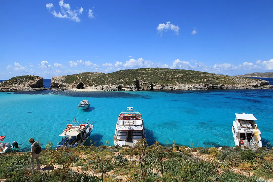 Malta - Ghajnsielem - Cominotto + Blue Lagoon (Comino) 03 ies