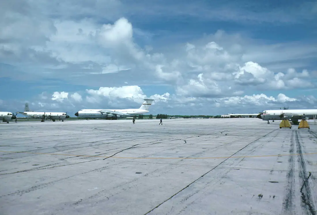 Aircraft Parking Area, Diego Garcia