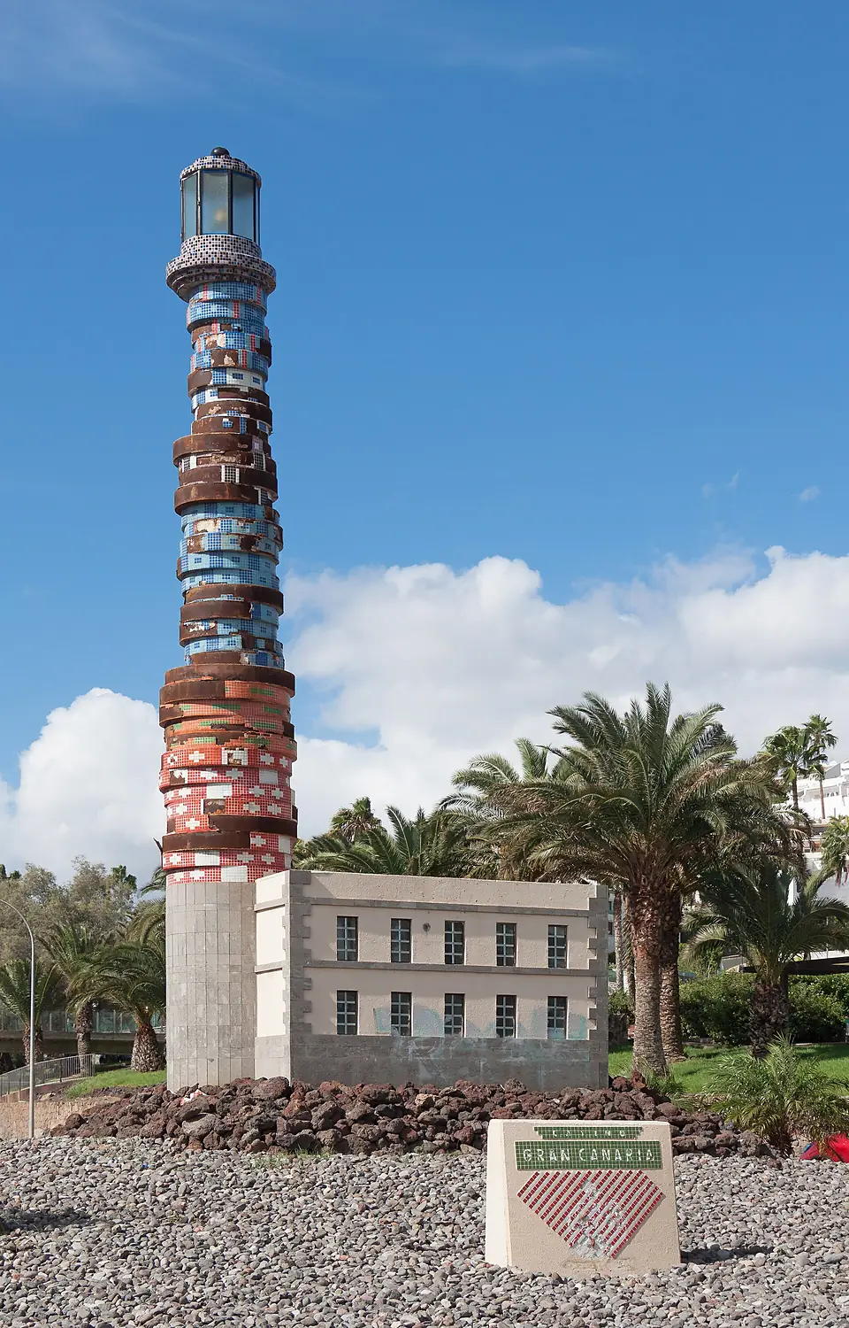 Lighthouse artwork - San Agustin - Gran Canaria