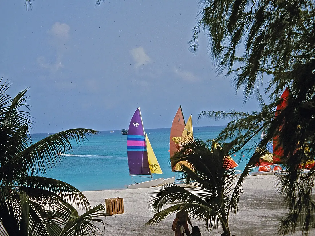 Sailboats, Seven Mile Beach, Grand Cayman