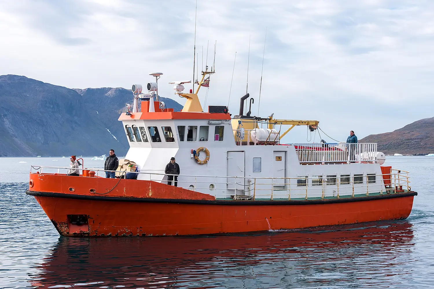 2017-09-08 AVIAQ ITTUK - MMSI 331010000 at Narsaq Harbor, Greenland