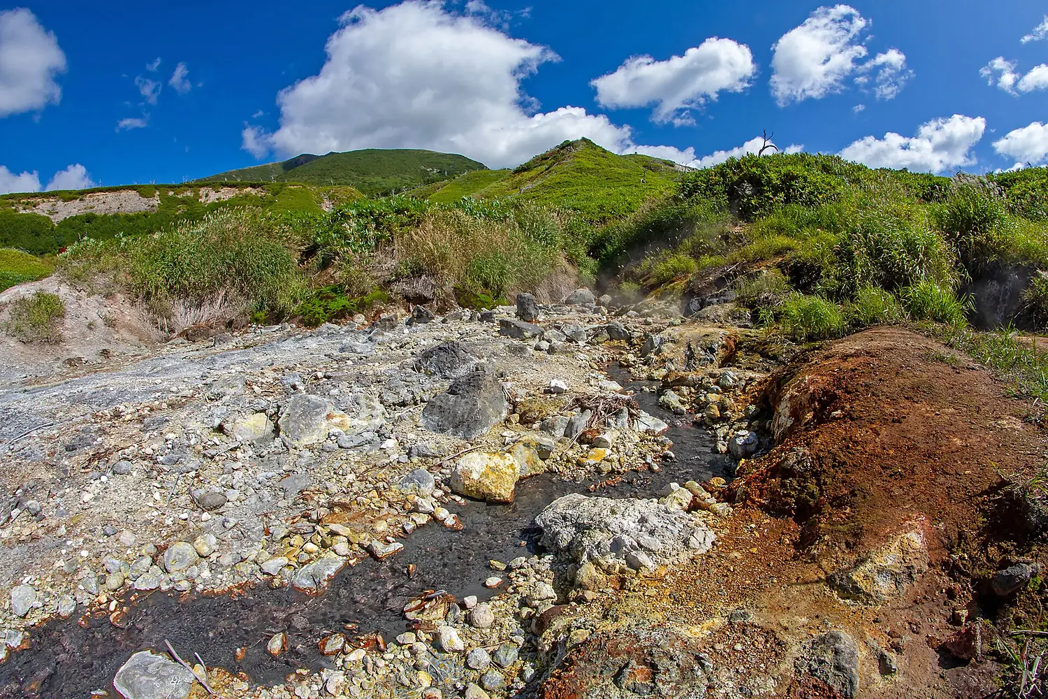 Iturup Baransky volcano