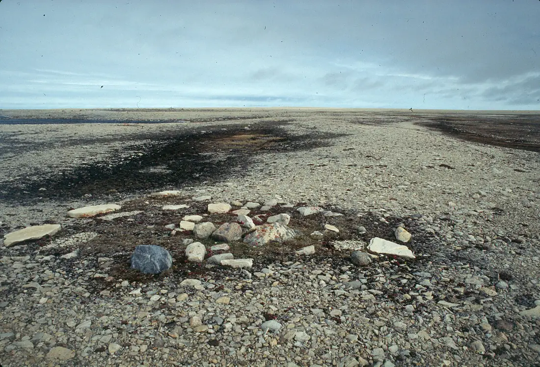 Franklin's Summer Camp site 3.3 miles south of Cape Felix, King William Island