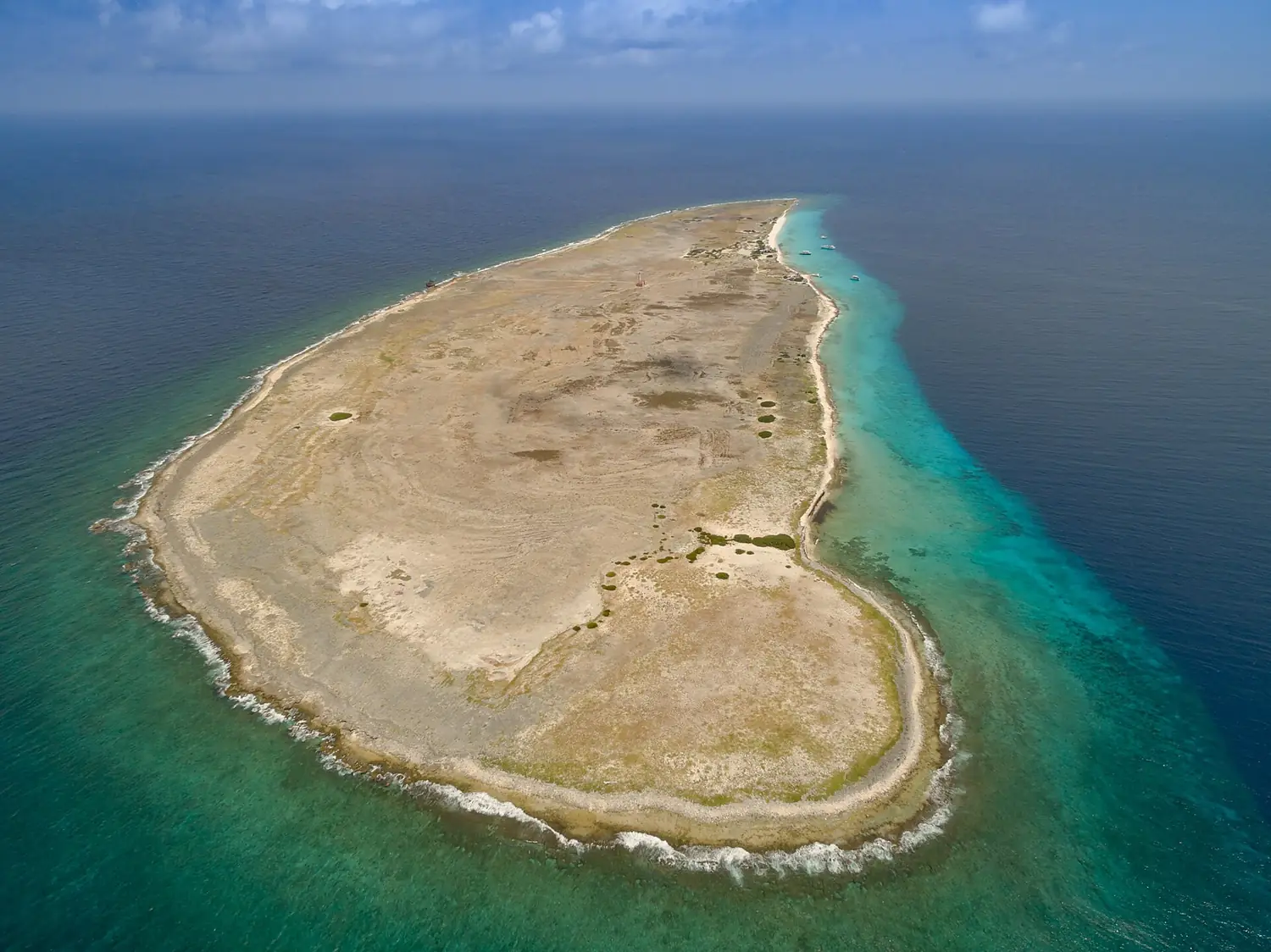 Klein Curacao (aerial view)