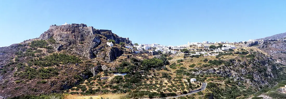 Chora Kythira panorama