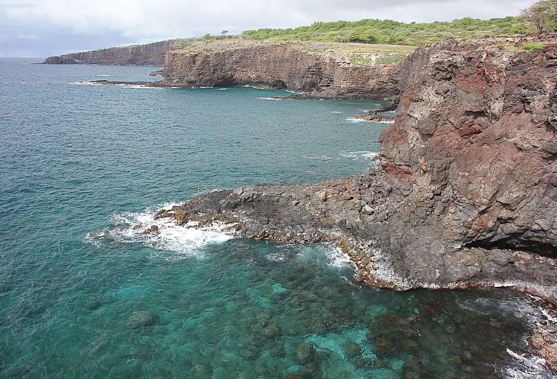 Lava Flows at Hulopoe Bay Lanai Hawaii 3