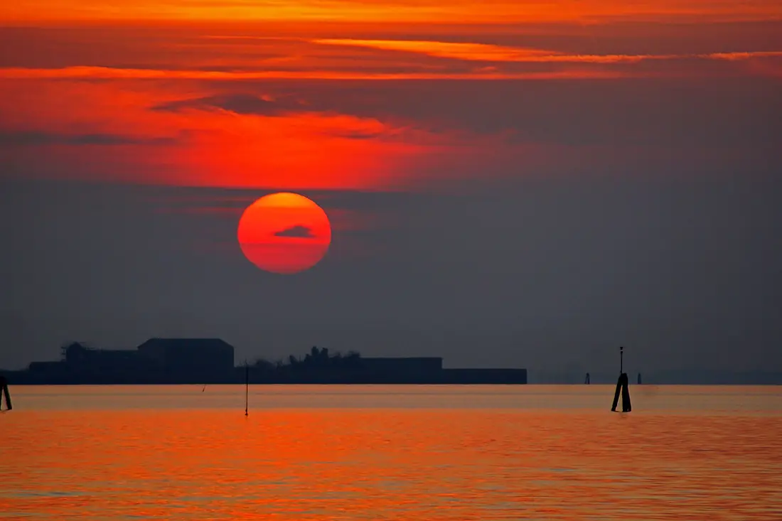 Lido di Venezia sunset1