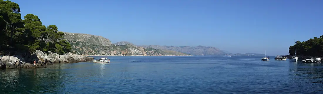 Adriatic Sea - view from Lokrum