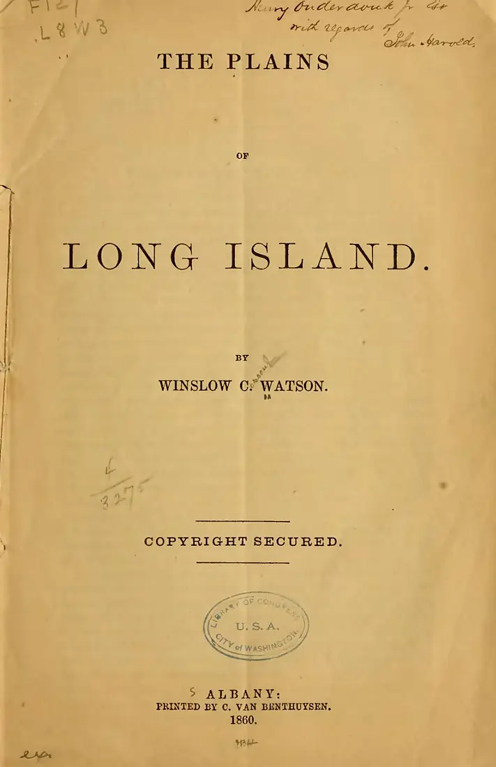 The plains of Long Island