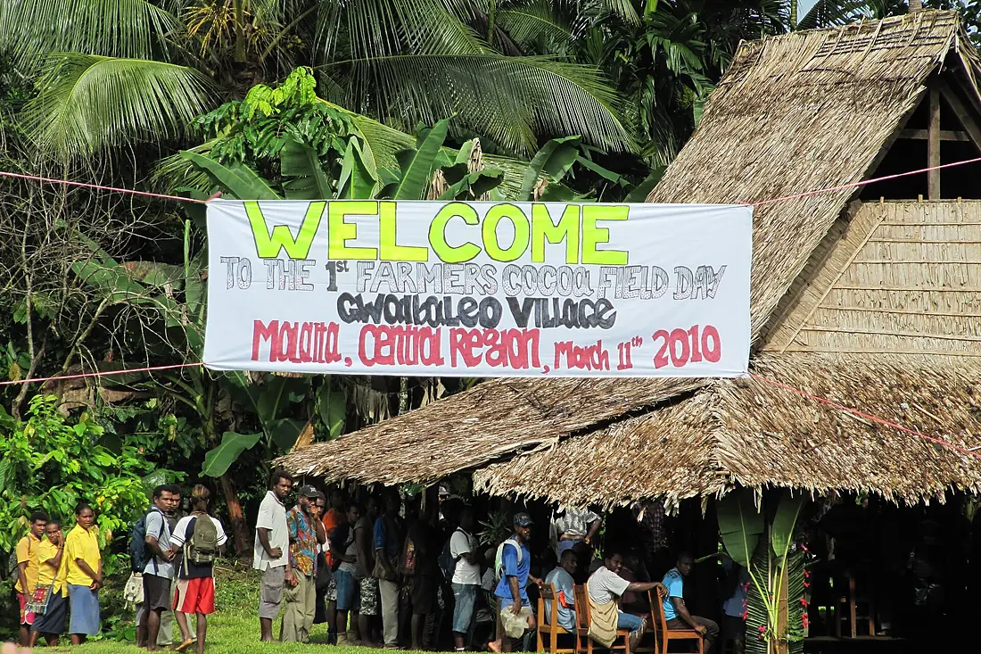 Cocoa Field Day, Malaita Province, Solomon Islands, 2010. Photo- Kamal Azmi - DFAT (12783672355)