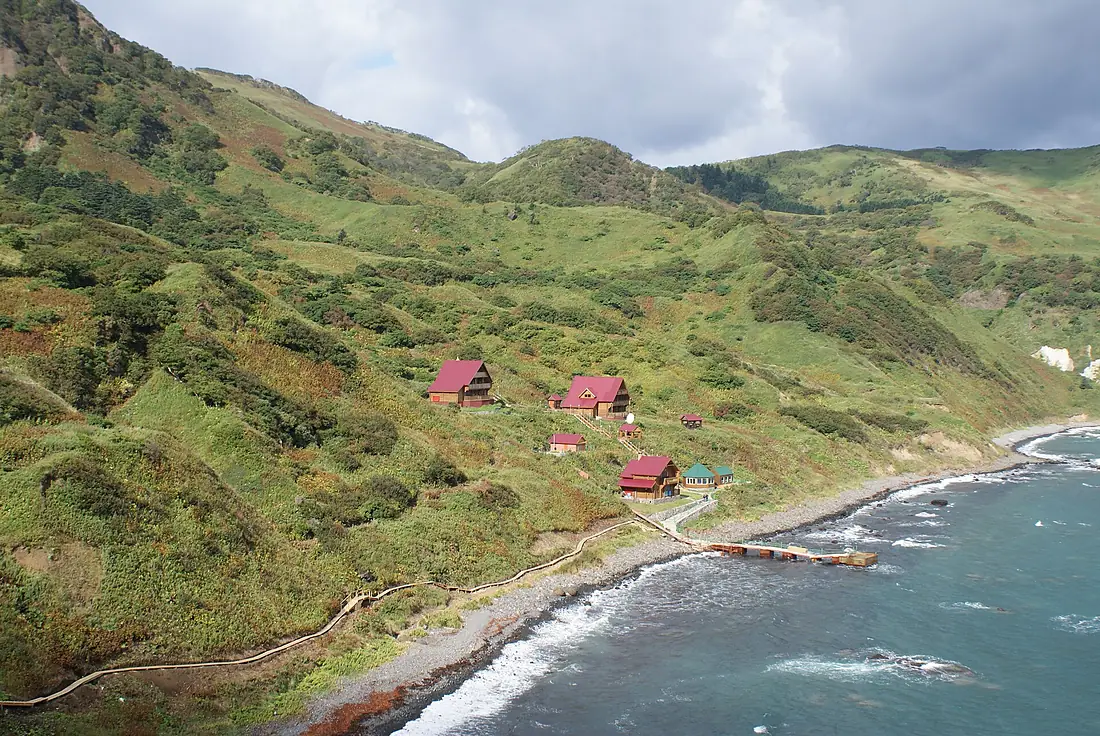 Tourist complex on Moneron Island