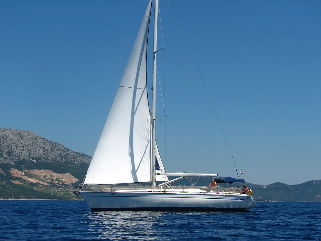 Sailing southeast side of island Murter