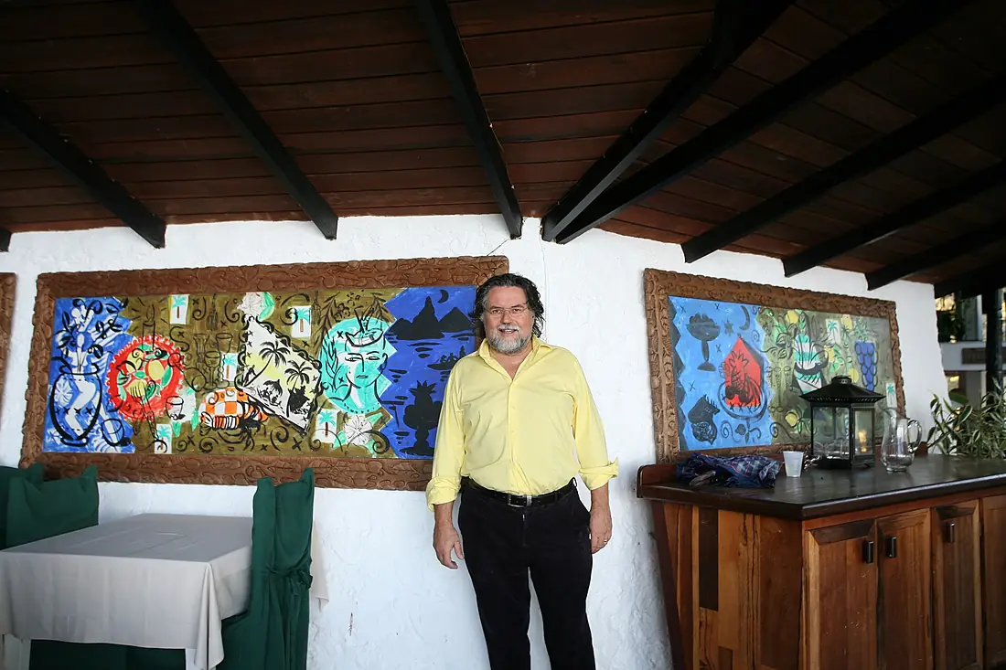 Stefan szczesny at Mustique