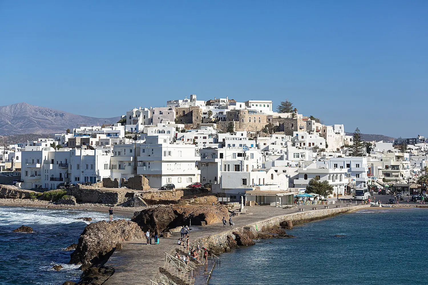 Naxos Νάξος 2020-08-20 02 Chora Grotta and Vintzi beaches