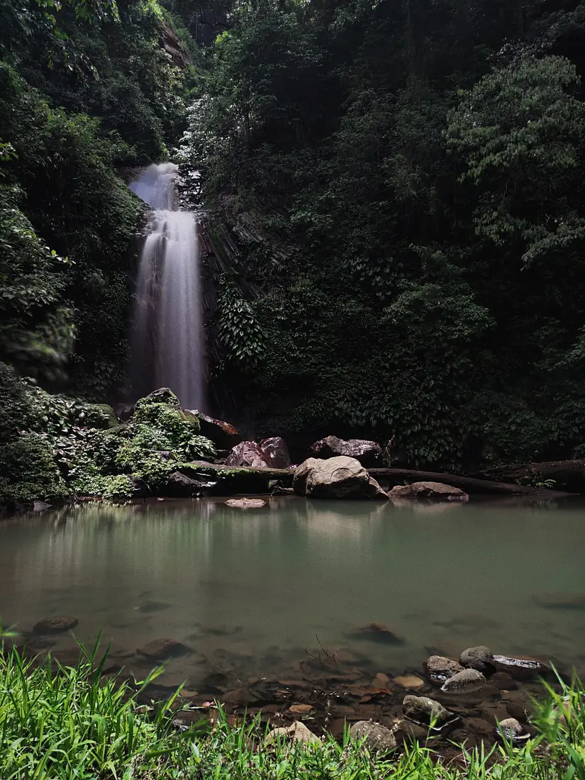 A waterfall in Sitio Pataan, Negros Island, Philippines