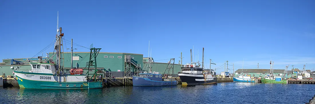 2022-09-02 01 Wide harbor view of Fortune, Newfoundland Canada