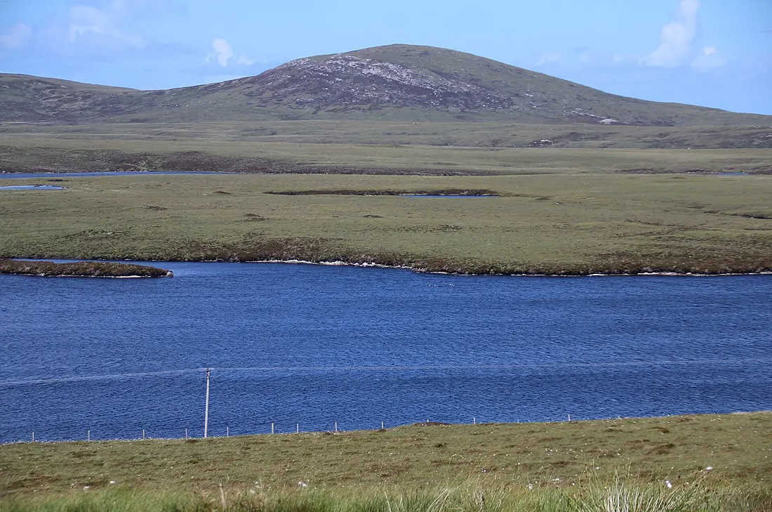 Aussicht vom Beinn Langais, North Uist II
