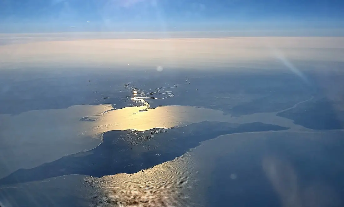 Aerial view of Île d'Oléron