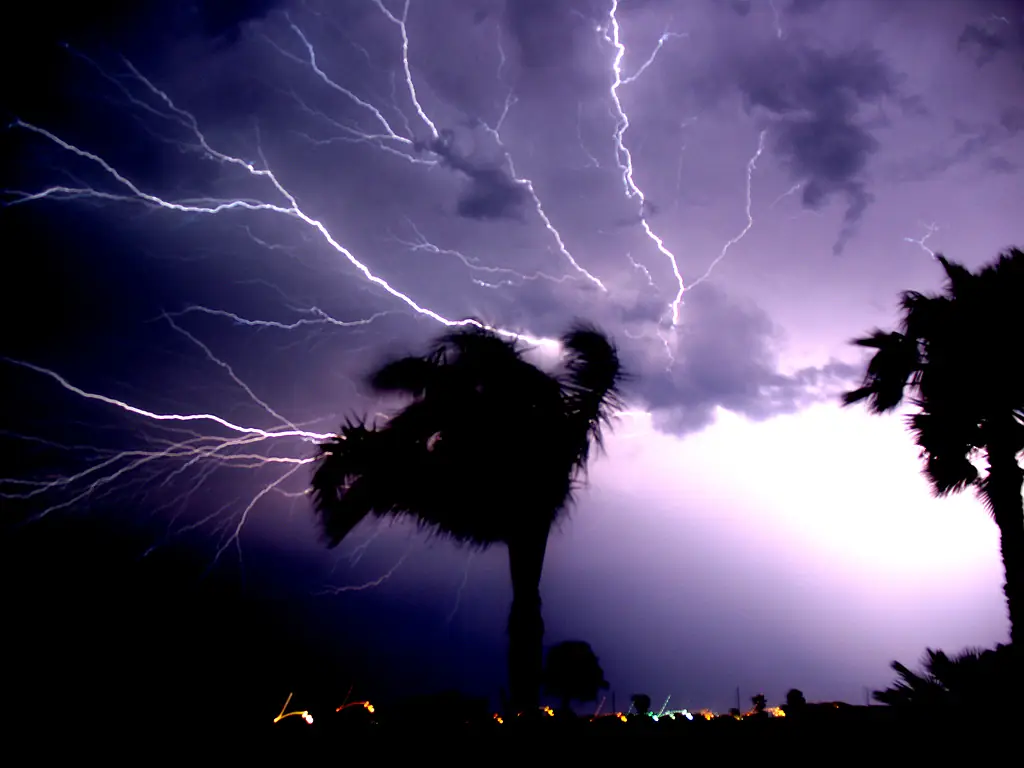 Lightning over Padre Island
