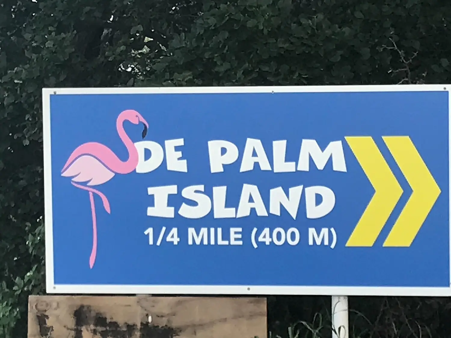 Sign De Palm Island