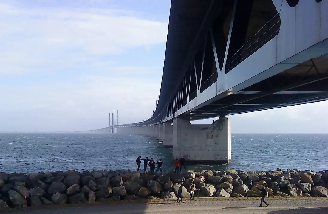 Oresund bridge from peberholm2