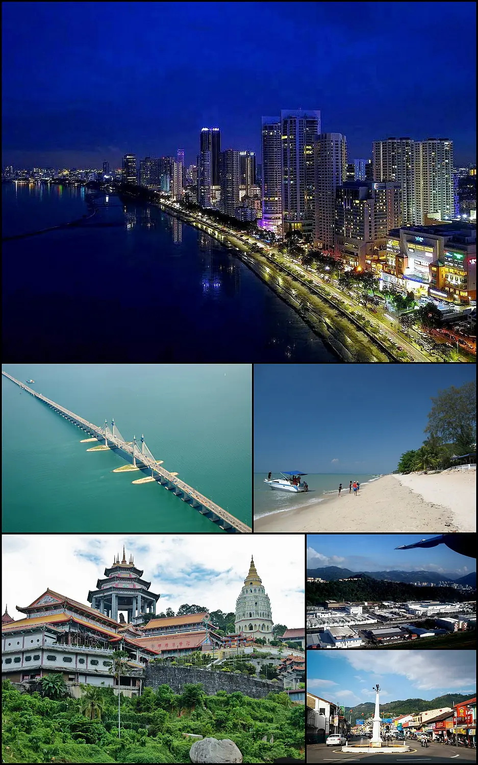 Penang Island composite image