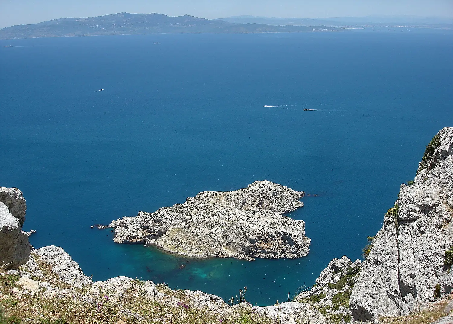 Persil Islet and the strait of jibraltar
