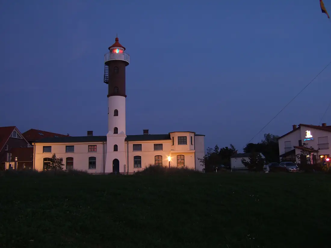 Leuchtturm Timmendorf auf Poel am Abend