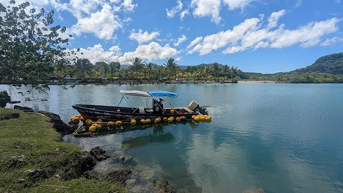Bay in Pohnpei from Dekehtik Causeway