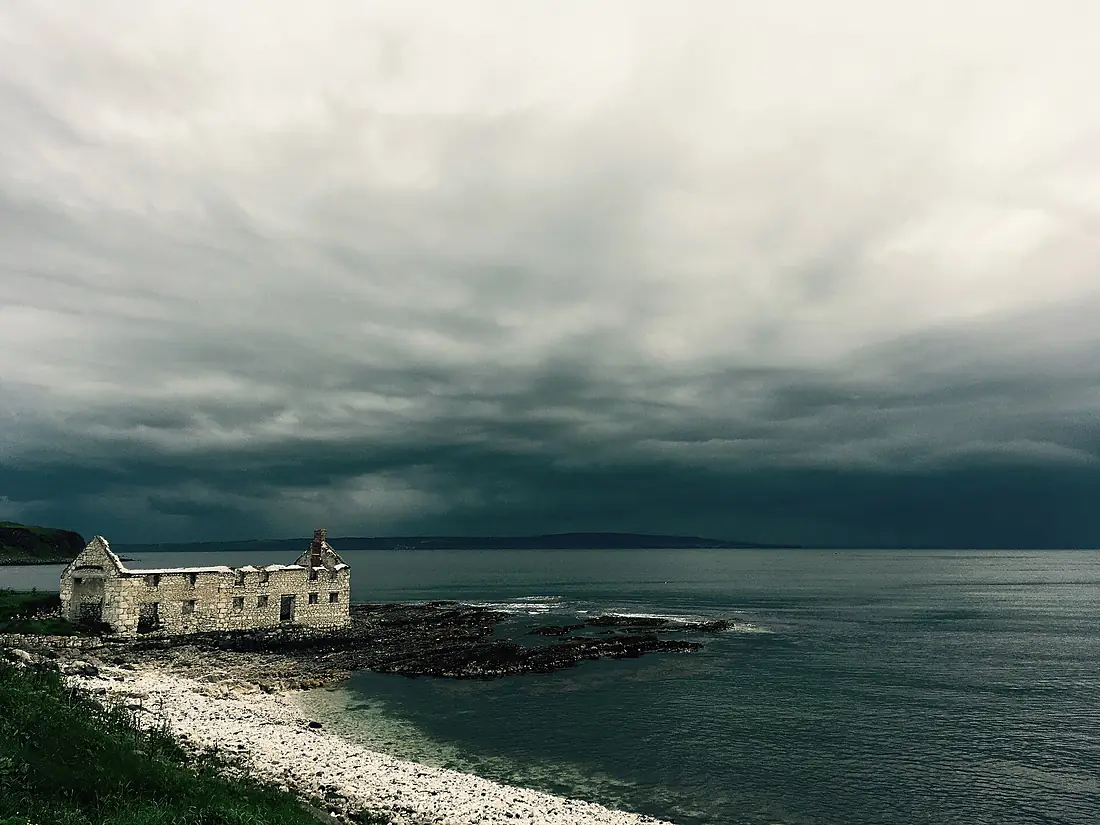 Old kelp store at Rathlin Island, 2017