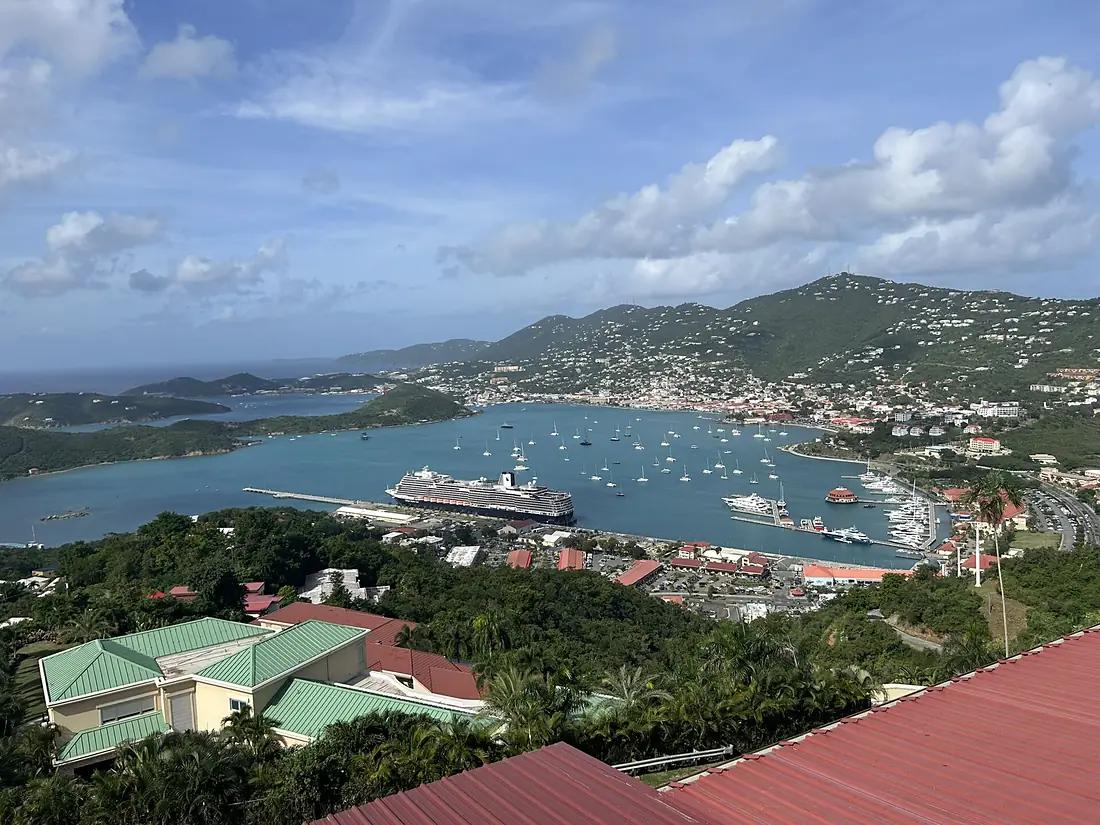 View of St. Thomas' Waterfront
