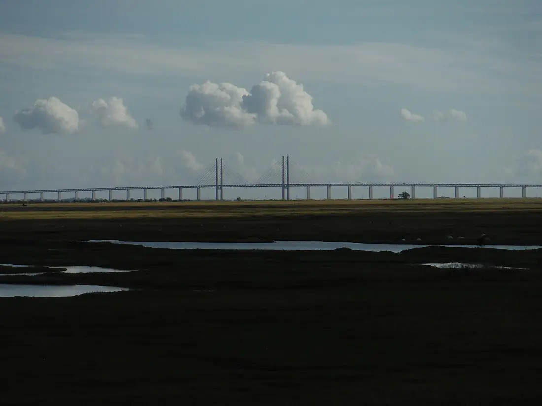 OresundBridgeFromSaltholm
