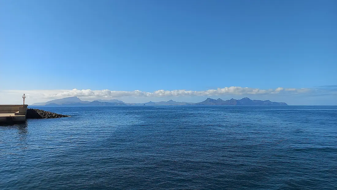 Ilha de São Vicente vista de Santo Antão