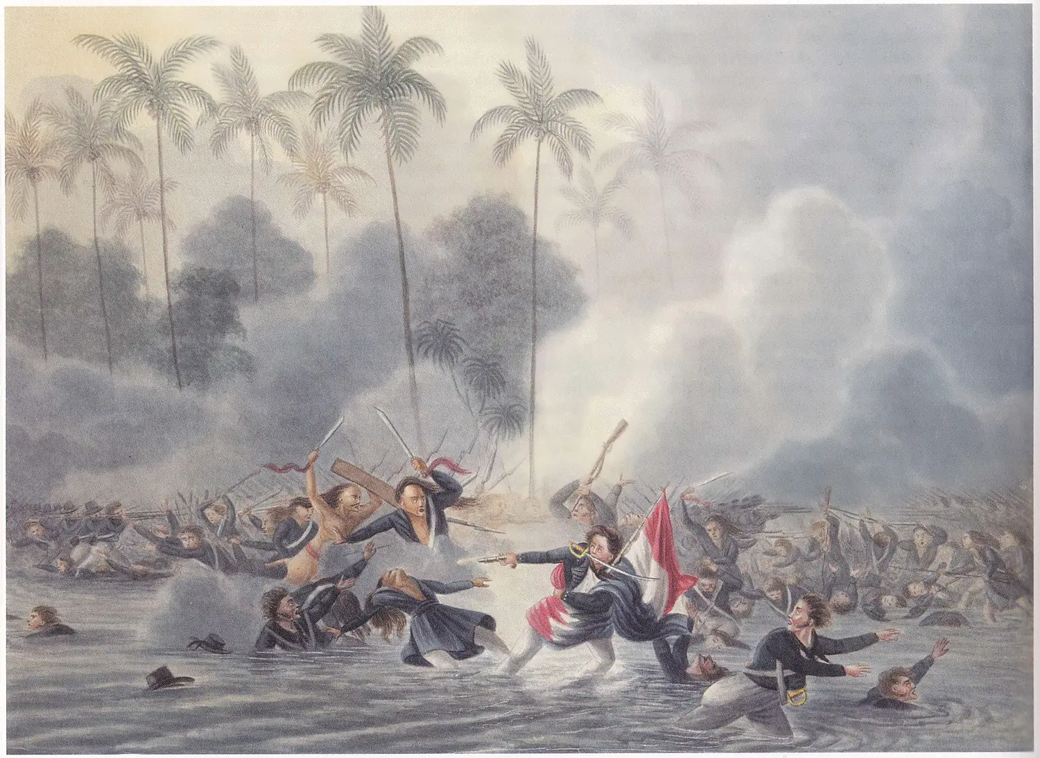 Battle at Saparua in 1817
