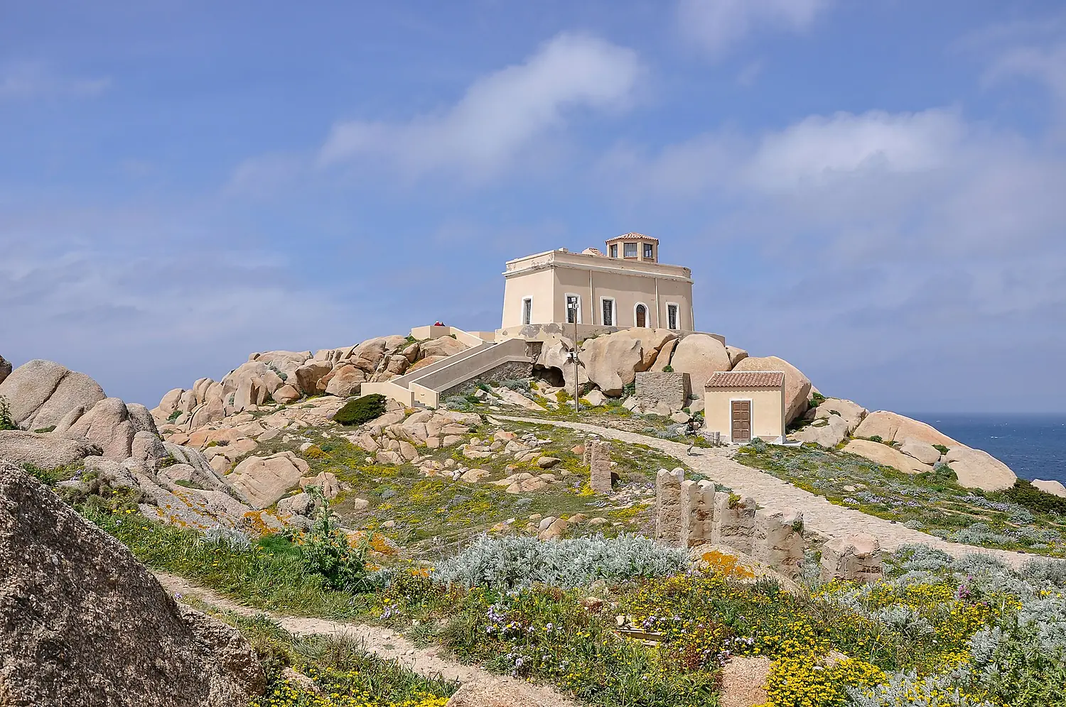 Sardinien Capo Testa lighthouse 2010