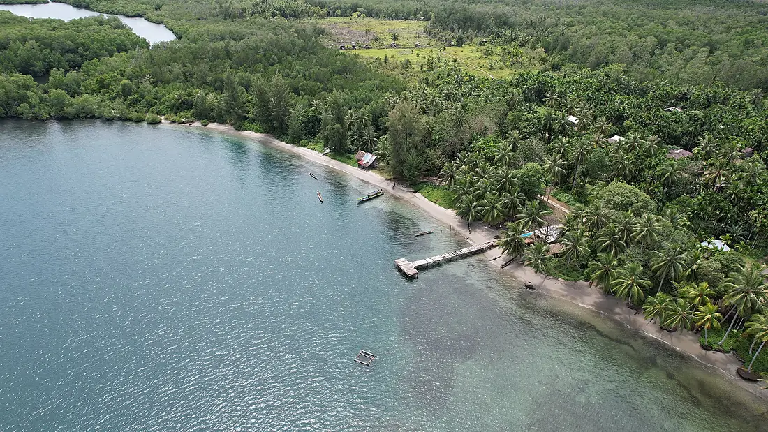 Bentang Pesisir Hijau dan Perairan Jernih Pulau Siberut