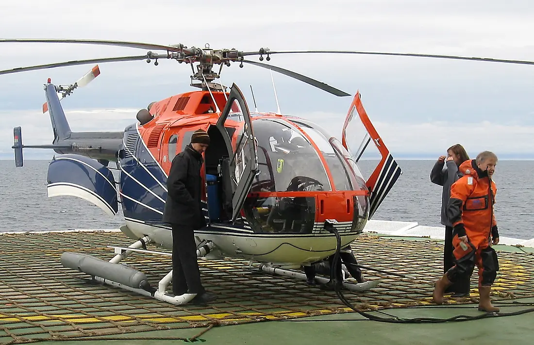 Ausfliegen Spitzbergen (Polarstern)