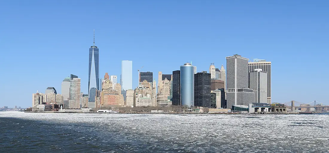 Lower Manhattan from Staten Island Ferry February 2015 001
