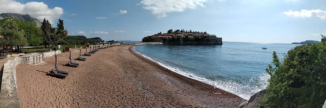 Aman Sveti Stefan private beach